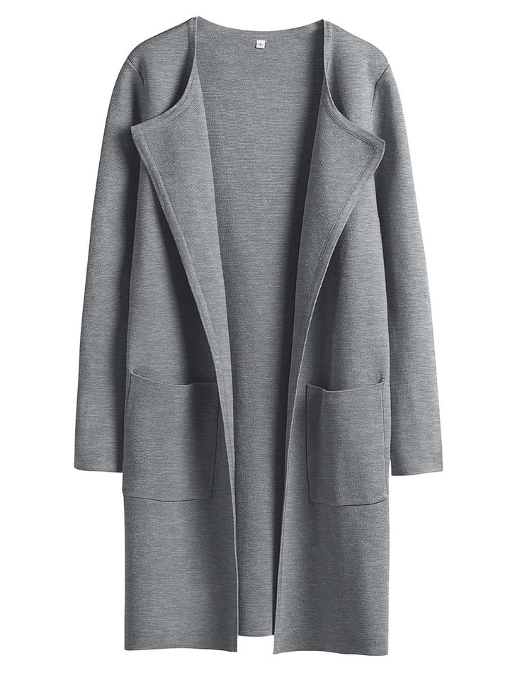 ANRABESS Womens Cardigan Sweater Open Front Knit Long Coatigan Dressy Casual Jacket Coat 2026 Fall Outfits Classy Clothes