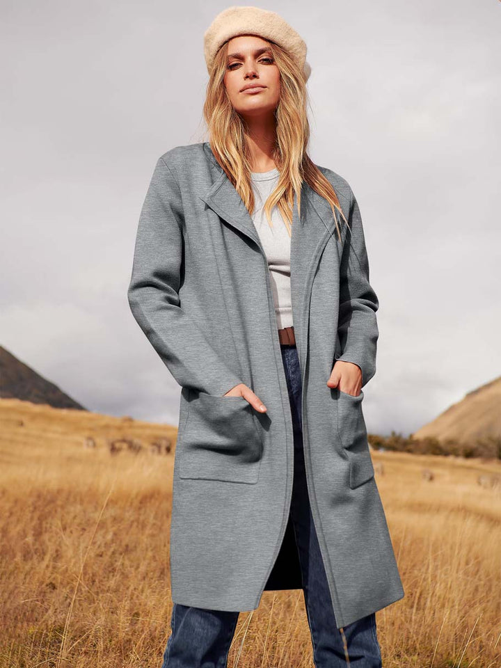 ANRABESS Womens Cardigan Sweater Open Front Knit Long Coatigan Dressy Casual Jacket Coat 2026 Fall Outfits Classy Clothes