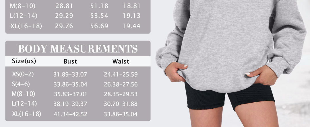 ANRABESS Women's Oversized V-Neck Fleece Hoodie