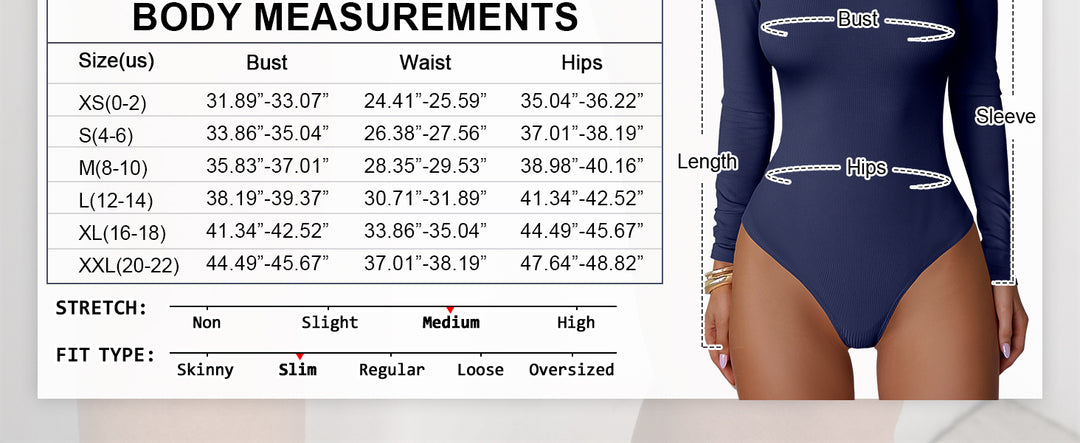 ANRABESS Women's Ribbed Slim Fit Bodysuit Top