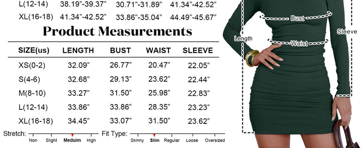 ANRABESS Women's Rib Knit Bodycon Party Mini Dress