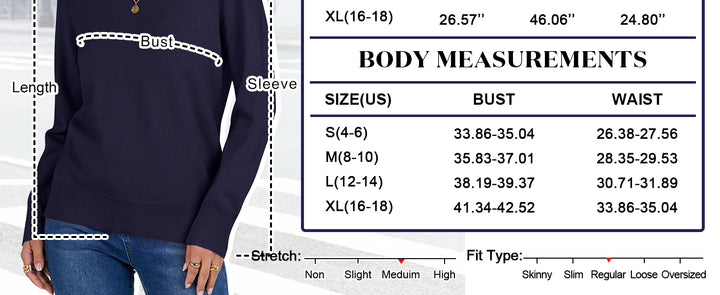 ANRABESS Women's Lightweight Crewneck Loose Sweater