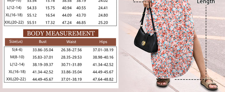 ANRABESS Casual Loose Maxi Dress for Travel with Pockets