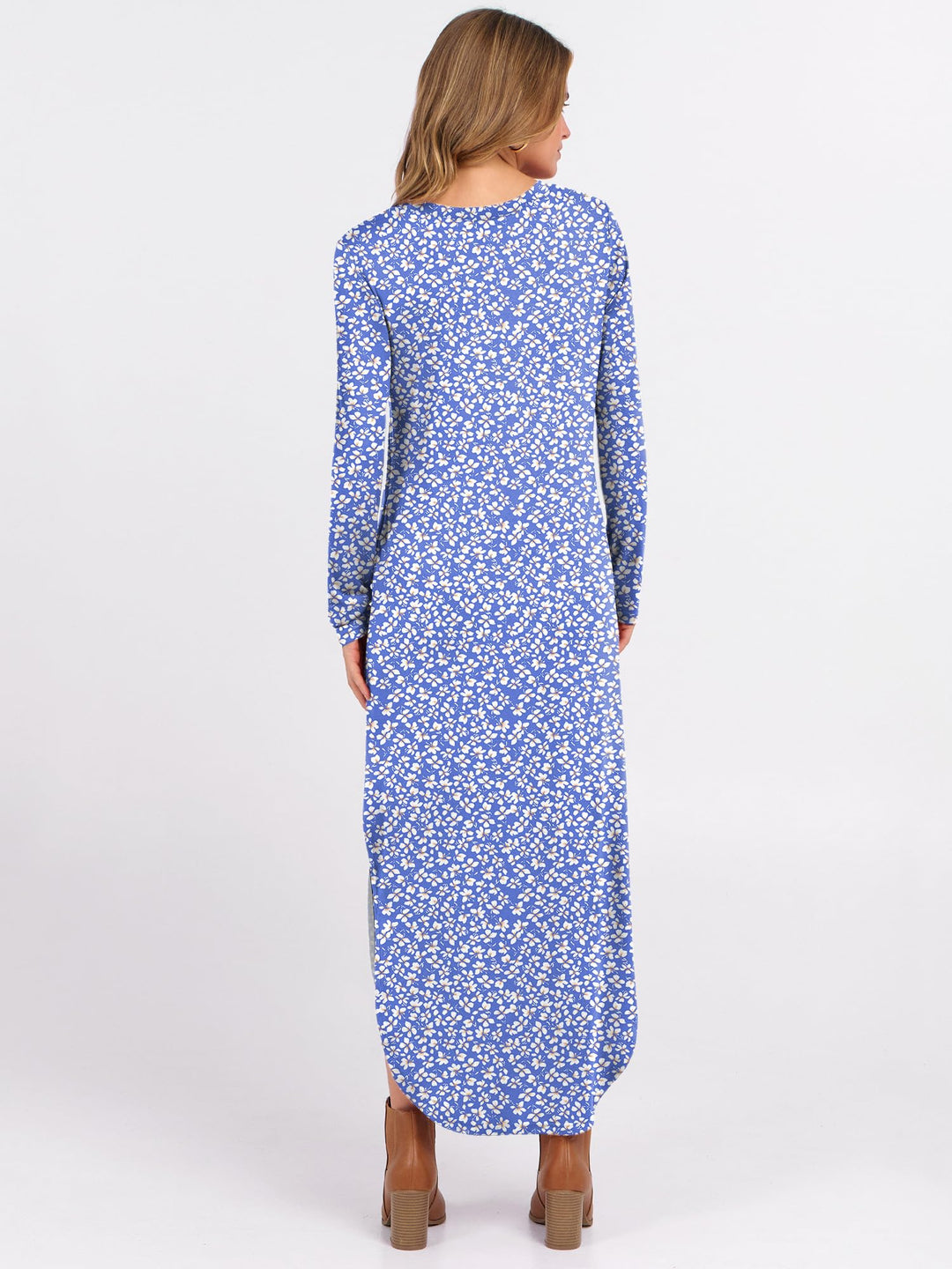 ANRABESS Casual Loose Maxi Dress for Travel with Pockets