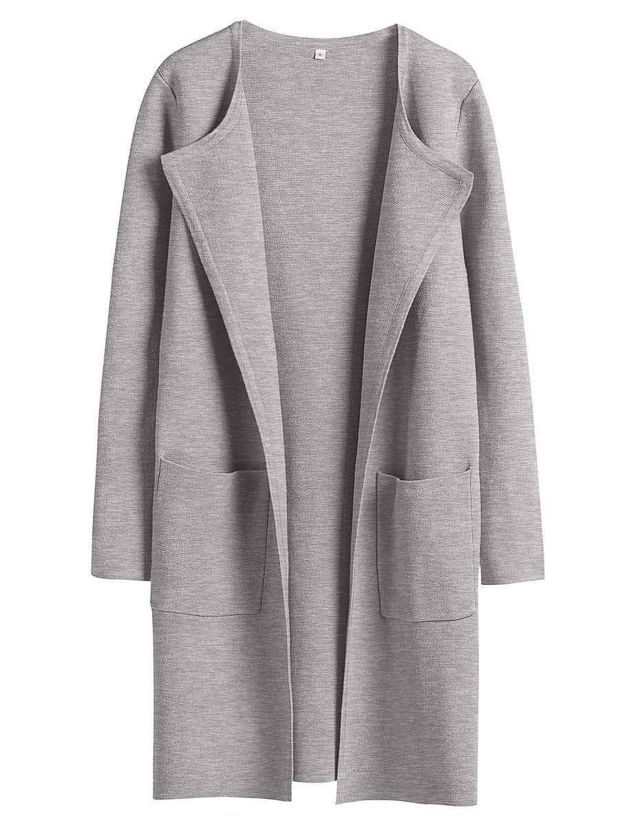 ANRABESS Womens Cardigan Sweater Open Front Knit Long Coatigan Dressy Casual Jacket Coat 2026 Fall Outfits Classy Clothes