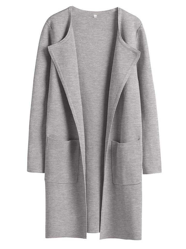 ANRABESS Womens Cardigan Sweater Open Front Knit Long Coatigan Dressy Casual Jacket Coat 2026 Fall Outfits Classy Clothes