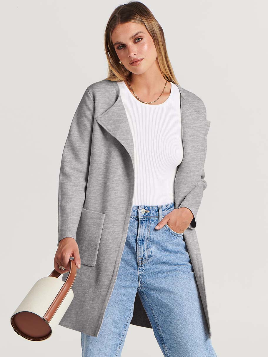 ANRABESS Womens Cardigan Sweater Open Front Knit Long Coatigan Dressy Casual Jacket Coat 2026 Fall Outfits Classy Clothes