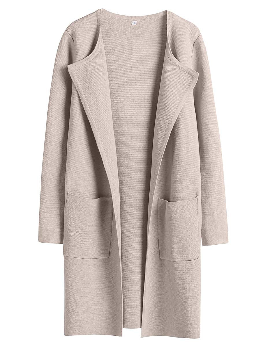 ANRABESS Womens Cardigan Sweater Open Front Knit Long Coatigan Dressy Casual Jacket Coat 2026 Fall Outfits Classy Clothes