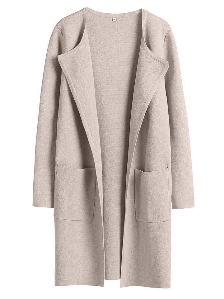 ANRABESS Womens Cardigan Sweater Open Front Knit Long Coatigan Dressy Casual Jacket Coat 2026 Fall Outfits Classy Clothes