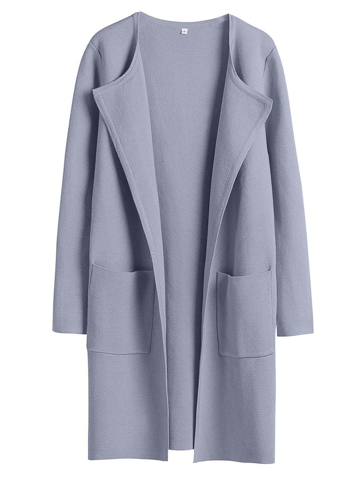 ANRABESS Womens Cardigan Sweater Open Front Knit Long Coatigan Dressy Casual Jacket Coat 2026 Fall Outfits Classy Clothes
