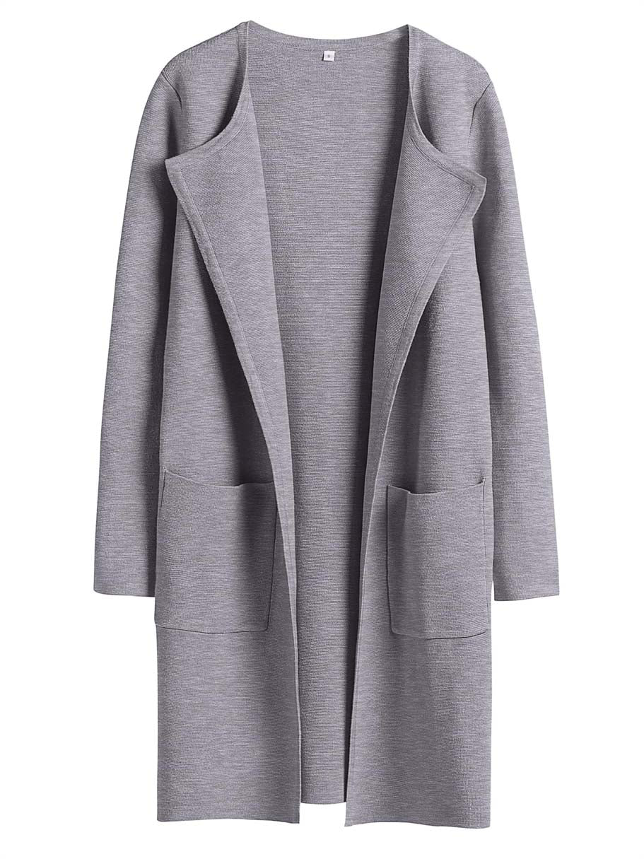 ANRABESS Womens Cardigan Sweater Open Front Knit Long Coatigan Dressy Casual Jacket Coat 2026 Fall Outfits Classy Clothes