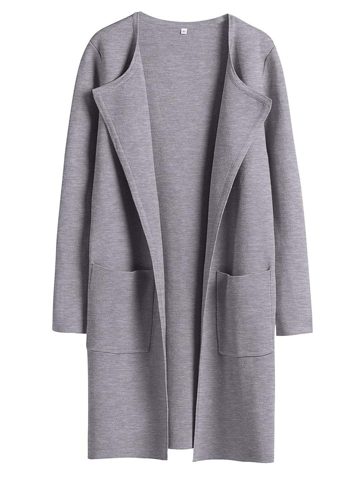 ANRABESS Womens Cardigan Sweater Open Front Knit Long Coatigan Dressy Casual Jacket Coat 2026 Fall Outfits Classy Clothes