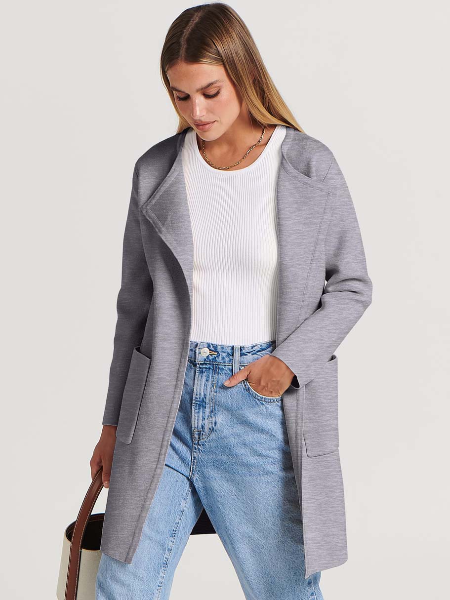 ANRABESS Womens Cardigan Sweater Open Front Knit Long Coatigan Dressy Casual Jacket Coat 2026 Fall Outfits Classy Clothes
