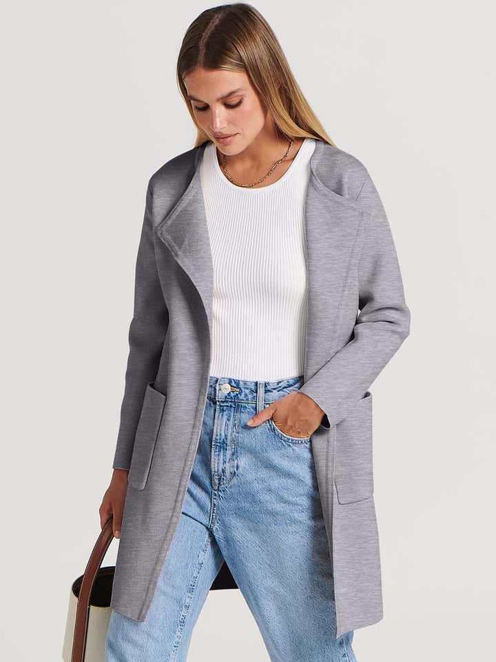 ANRABESS Womens Cardigan Sweater Open Front Knit Long Coatigan Dressy Casual Jacket Coat 2026 Fall Outfits Classy Clothes