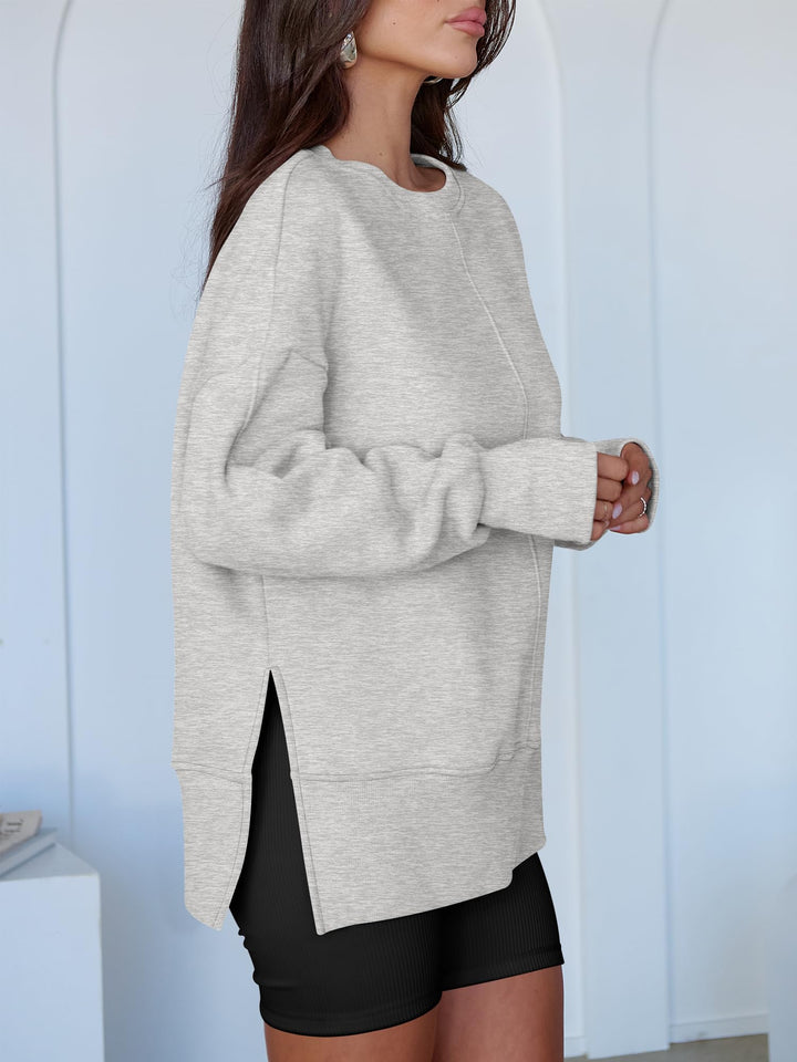 ANRABESS Oversized Sweatshirts for Women Thumbhole Long Sleeve Hoodies Shirts Fall Side Slit Pullover Fashion Top Teen Y2k Outfits