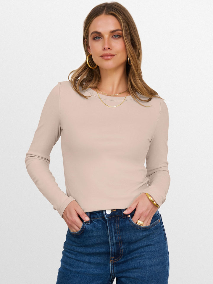 ANRABESS Women's Fleece Lined Thermal Winter Undershirt