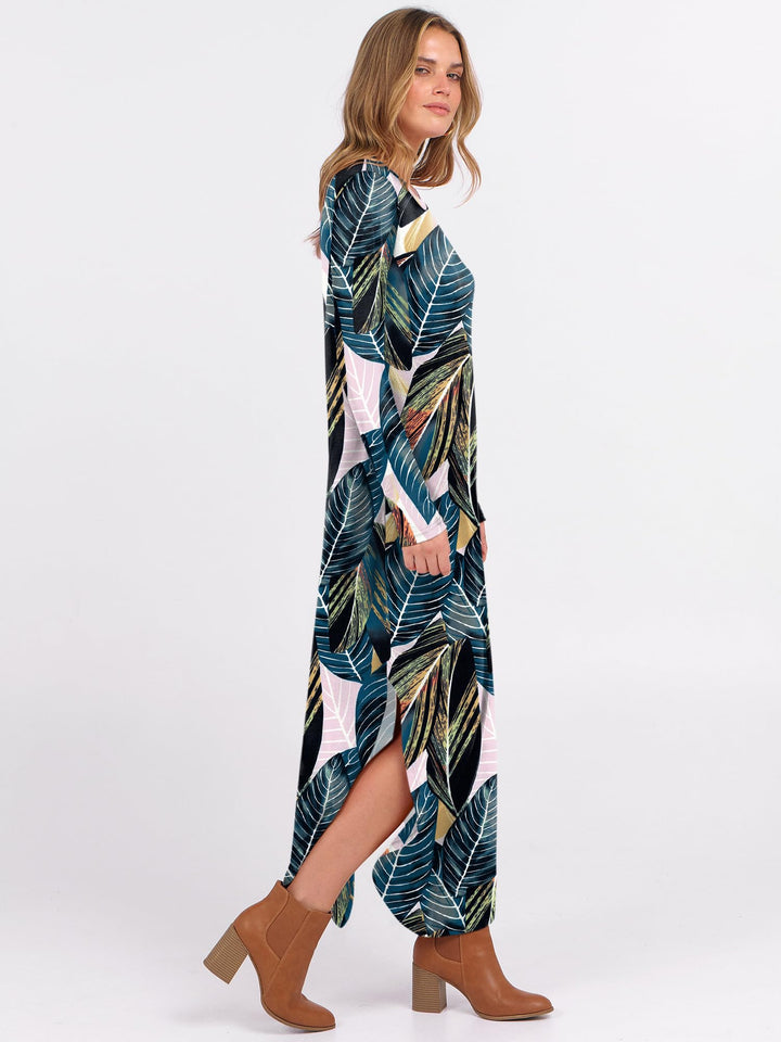 ANRABESS Casual Loose Maxi Dress for Travel with Pockets