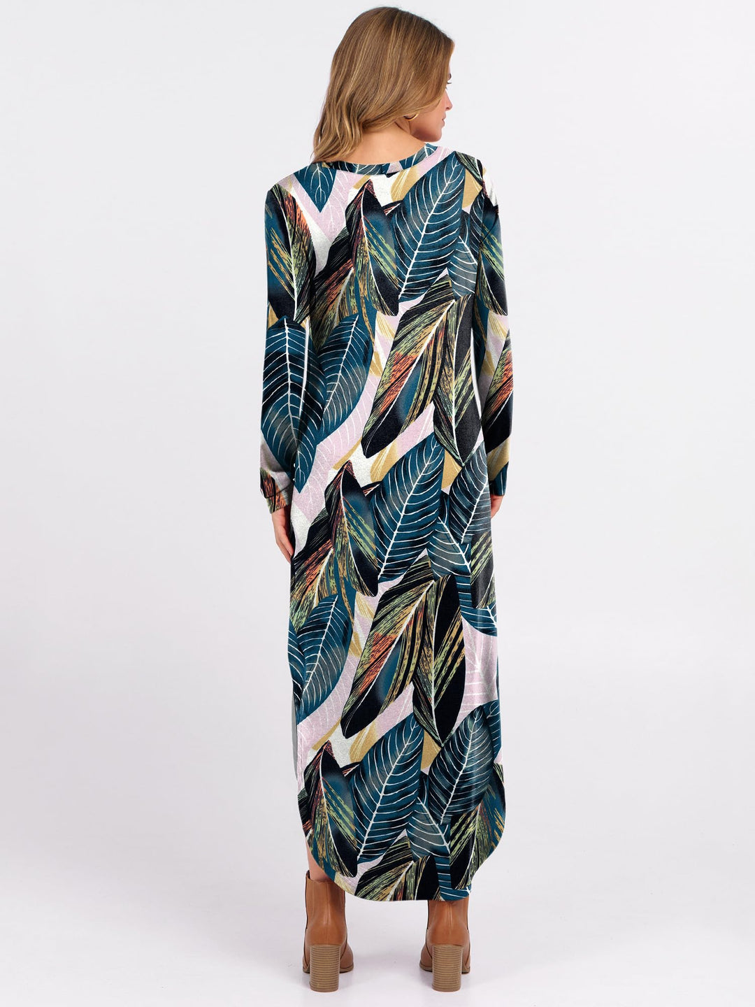 ANRABESS Casual Loose Maxi Dress for Travel with Pockets
