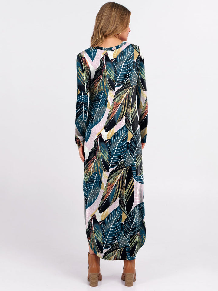 ANRABESS Casual Loose Maxi Dress for Travel with Pockets