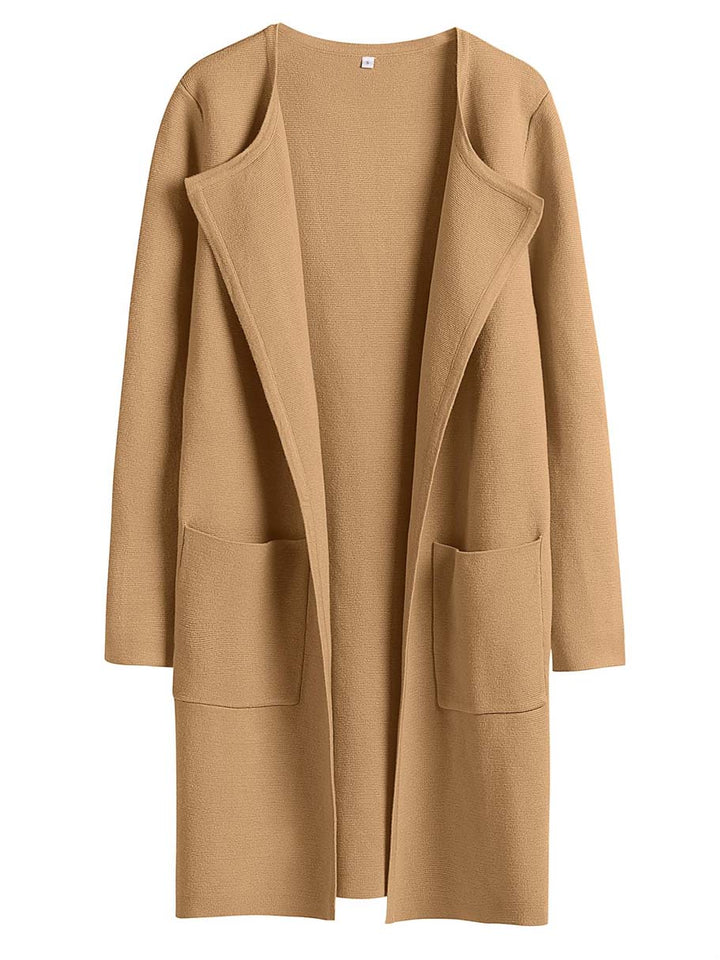 ANRABESS Womens Cardigan Sweater Open Front Knit Long Coatigan Dressy Casual Jacket Coat 2026 Fall Outfits Classy Clothes