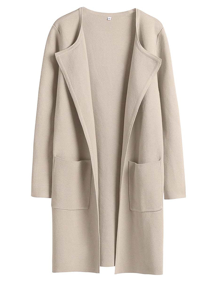 ANRABESS Womens Cardigan Sweater Open Front Knit Long Coatigan Dressy Casual Jacket Coat 2026 Fall Outfits Classy Clothes