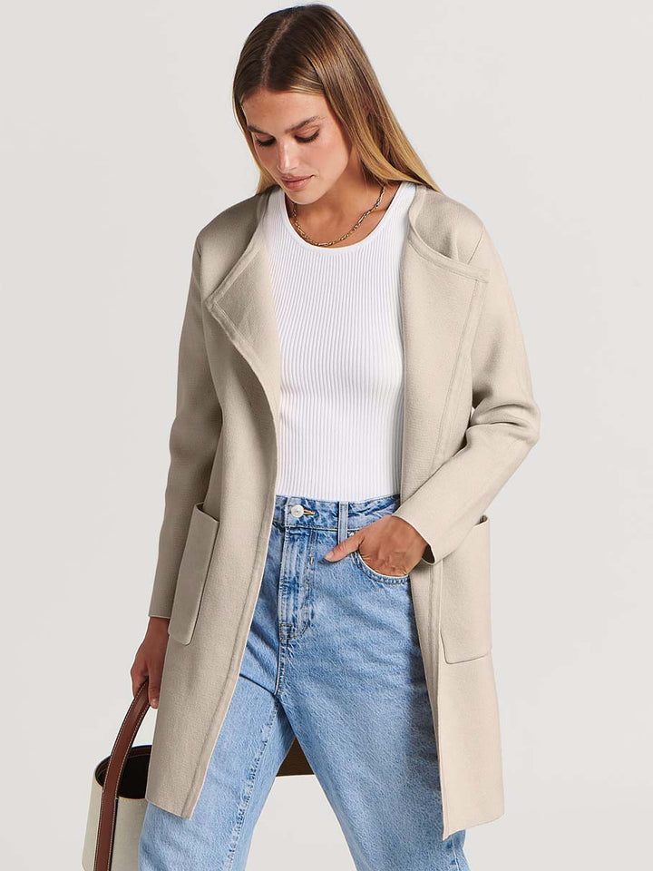 ANRABESS Womens Cardigan Sweater Open Front Knit Long Coatigan Dressy Casual Jacket Coat 2026 Fall Outfits Classy Clothes
