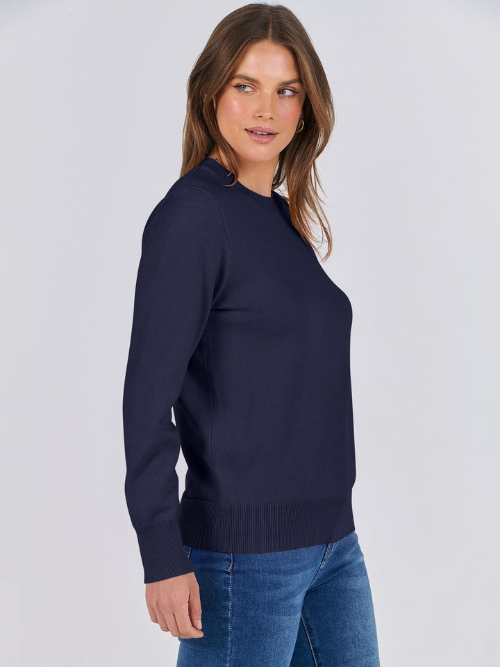 ANRABESS Women's Lightweight Crewneck Loose Sweater