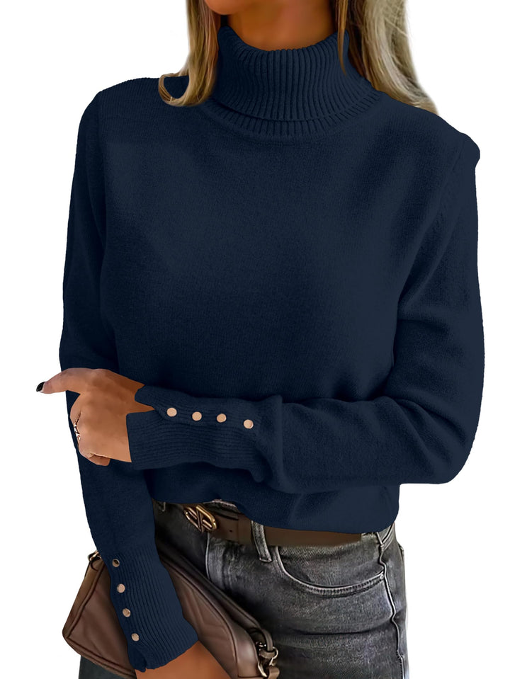 ANRABESS Dressy Casual Turtleneck Sweater for Women