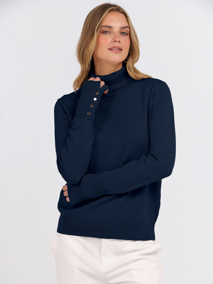 ANRABESS Dressy Casual Turtleneck Sweater for Women