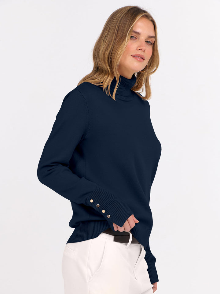 ANRABESS Dressy Casual Turtleneck Sweater for Women