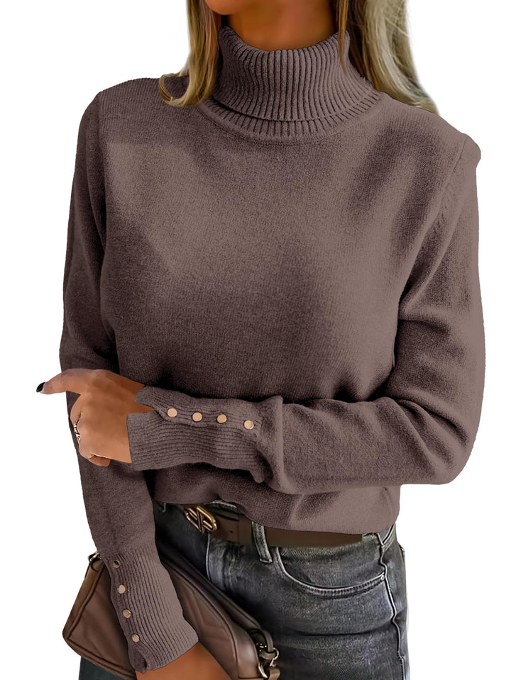 ANRABESS Dressy Casual Turtleneck Sweater for Women