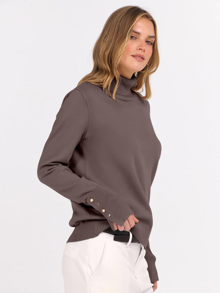 ANRABESS Dressy Casual Turtleneck Sweater for Women