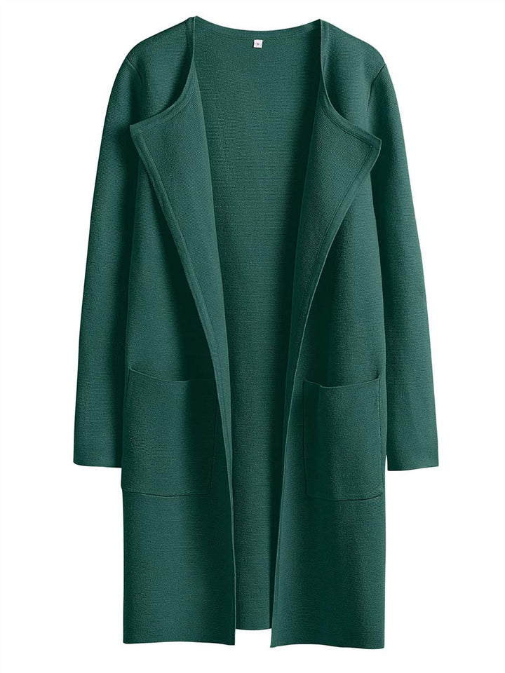 ANRABESS Womens Cardigan Sweater Open Front Knit Long Coatigan Dressy Casual Jacket Coat 2026 Fall Outfits Classy Clothes