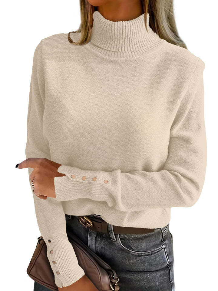 ANRABESS Dressy Casual Turtleneck Sweater for Women