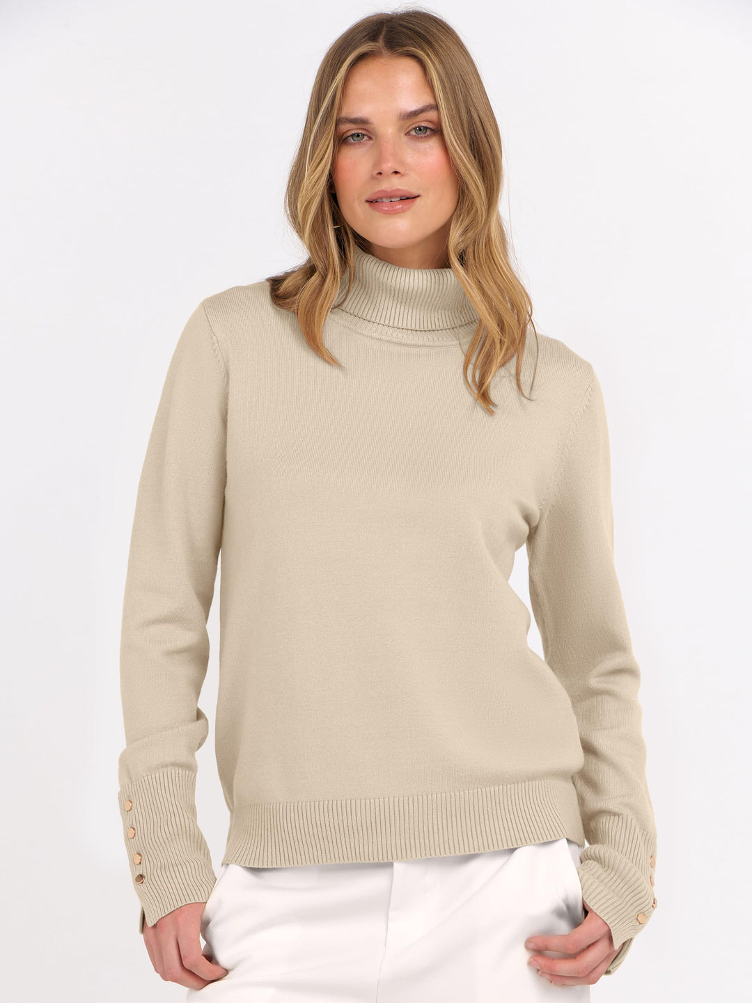 ANRABESS Dressy Casual Turtleneck Sweater for Women