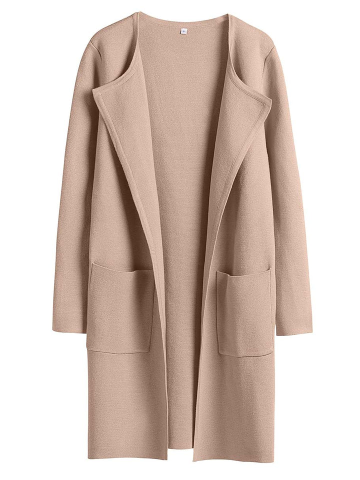 ANRABESS Womens Cardigan Sweater Open Front Knit Long Coatigan Dressy Casual Jacket Coat 2026 Fall Outfits Classy Clothes