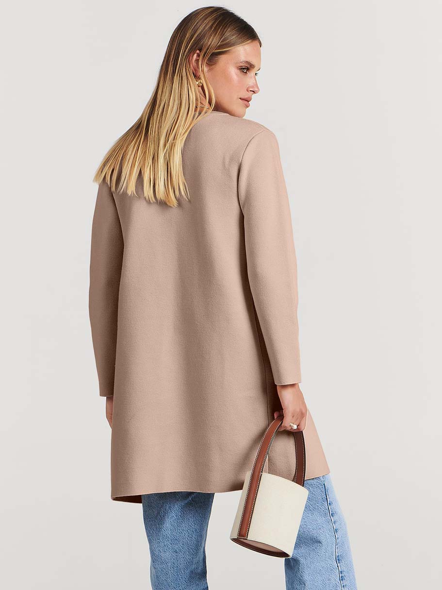ANRABESS Womens Cardigan Sweater Open Front Knit Long Coatigan Dressy Casual Jacket Coat 2026 Fall Outfits Classy Clothes