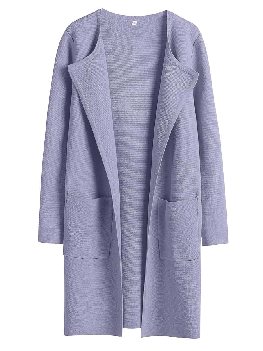 ANRABESS Womens Cardigan Sweater Open Front Knit Long Coatigan Dressy Casual Jacket Coat 2026 Fall Outfits Classy Clothes