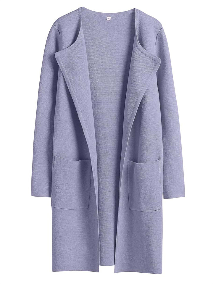 ANRABESS Womens Cardigan Sweater Open Front Knit Long Coatigan Dressy Casual Jacket Coat 2026 Fall Outfits Classy Clothes
