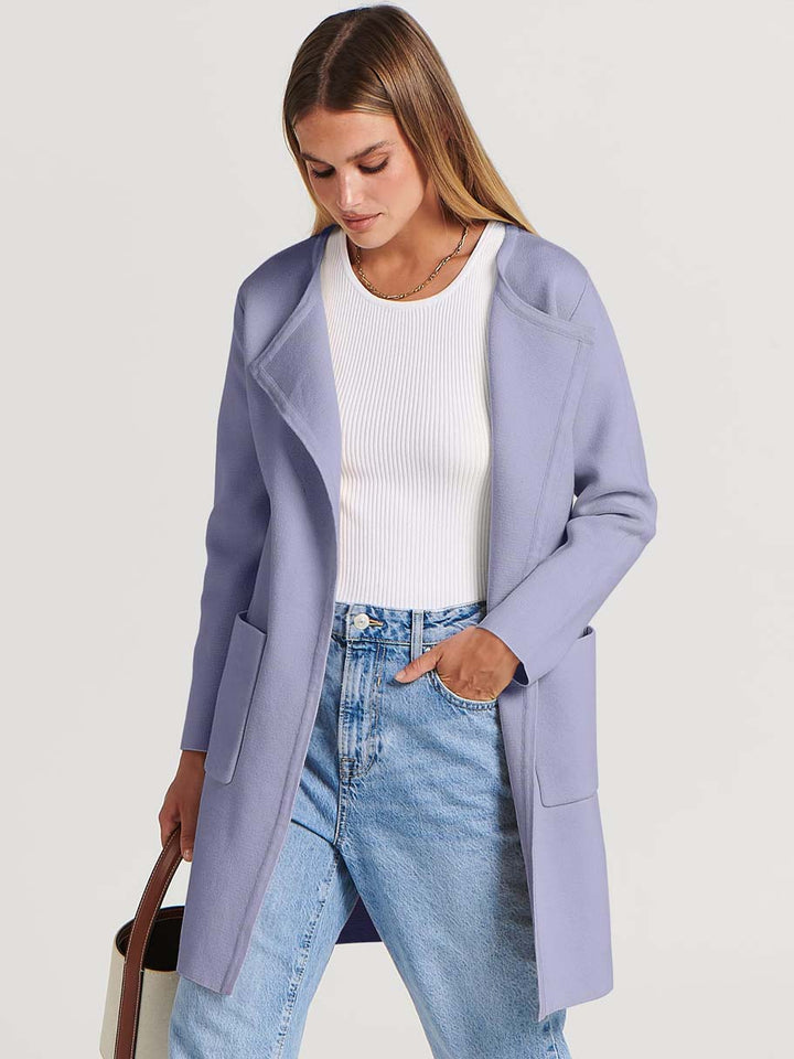 ANRABESS Womens Cardigan Sweater Open Front Knit Long Coatigan Dressy Casual Jacket Coat 2026 Fall Outfits Classy Clothes