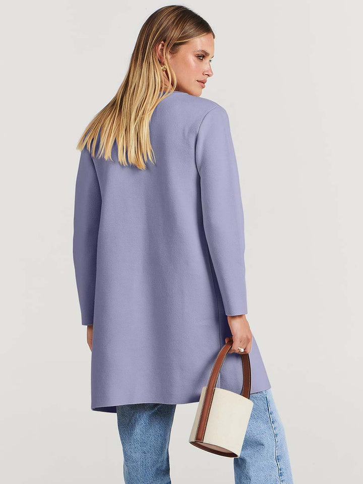 ANRABESS Womens Cardigan Sweater Open Front Knit Long Coatigan Dressy Casual Jacket Coat 2026 Fall Outfits Classy Clothes