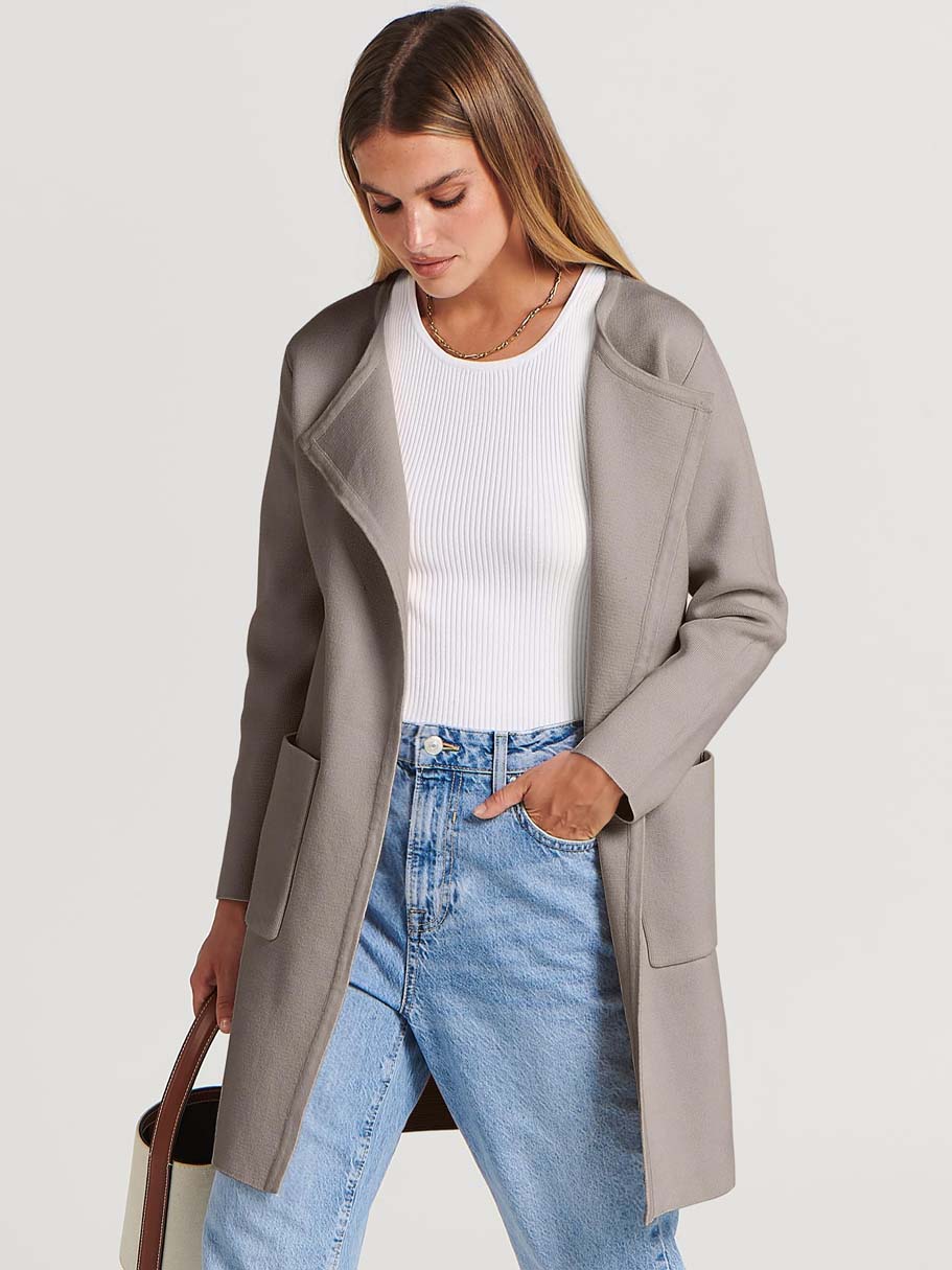 ANRABESS Womens Cardigan Sweater Open Front Knit Long Coatigan Dressy Casual Jacket Coat 2026 Fall Outfits Classy Clothes