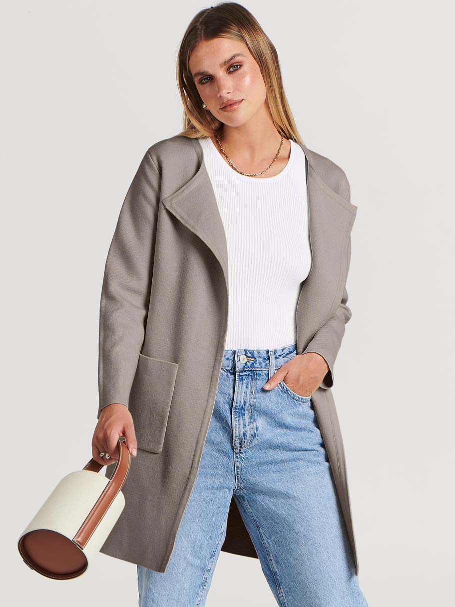 ANRABESS Womens Cardigan Sweater Open Front Knit Long Coatigan Dressy Casual Jacket Coat 2026 Fall Outfits Classy Clothes