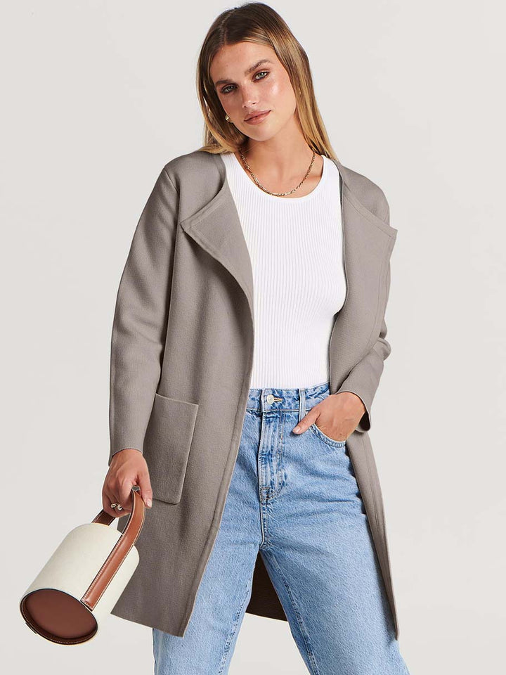 ANRABESS Womens Cardigan Sweater Open Front Knit Long Coatigan Dressy Casual Jacket Coat 2026 Fall Outfits Classy Clothes