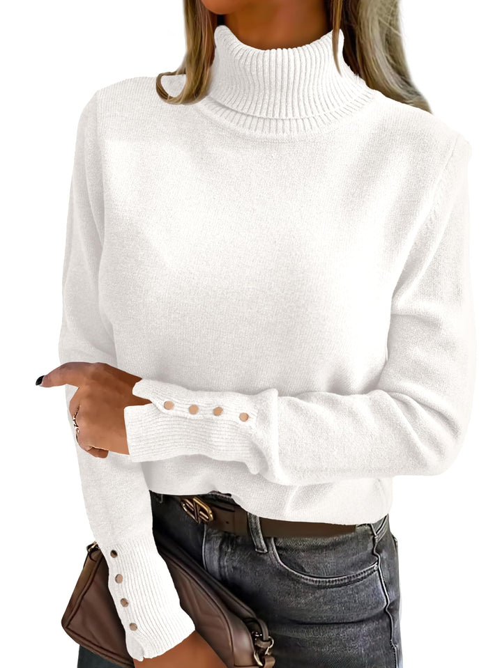 ANRABESS Dressy Casual Turtleneck Sweater for Women