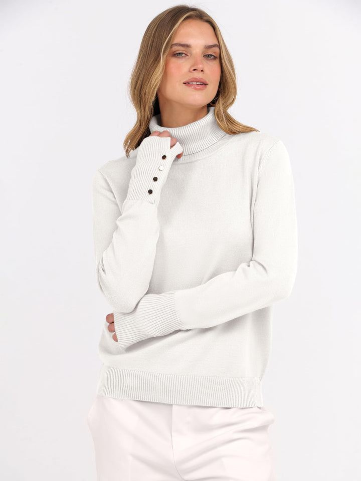 ANRABESS Dressy Casual Turtleneck Sweater for Women