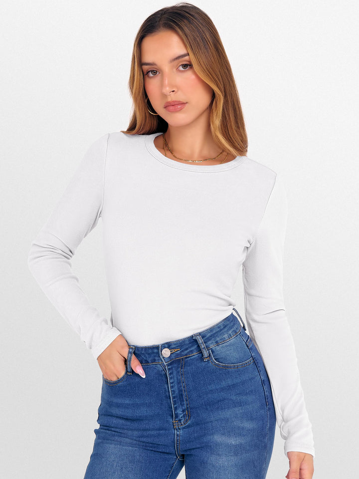 ANRABESS Women's Fleece Lined Thermal Winter Undershirt