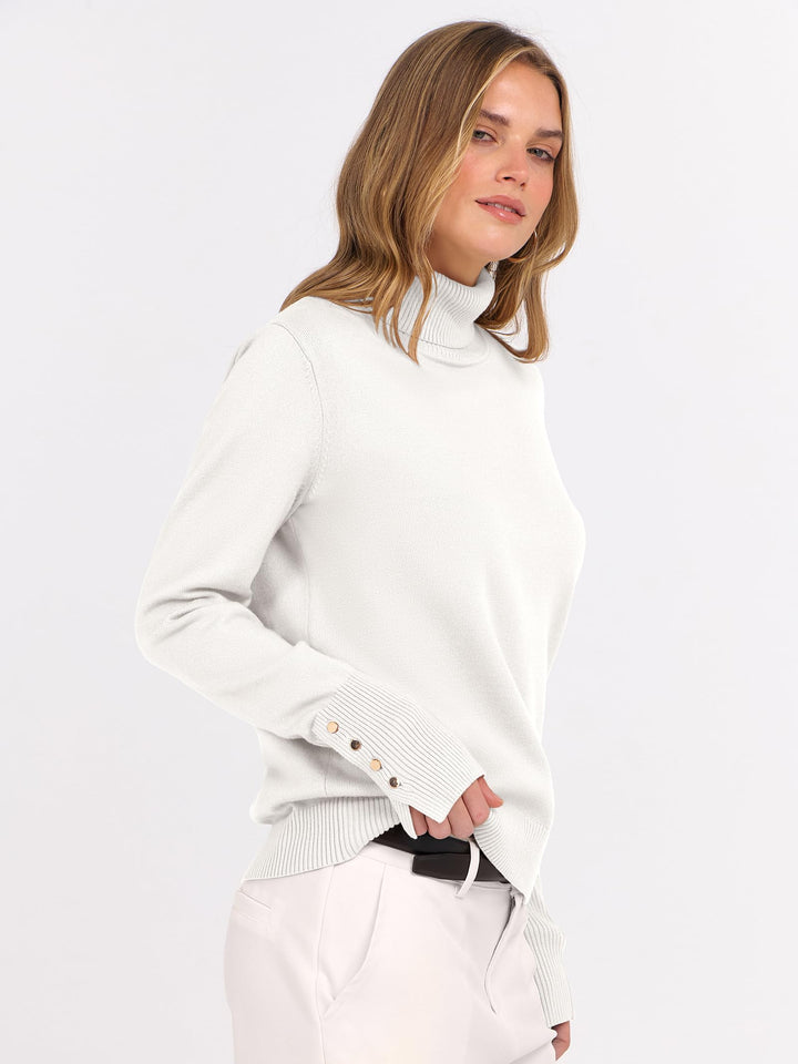 ANRABESS Dressy Casual Turtleneck Sweater for Women