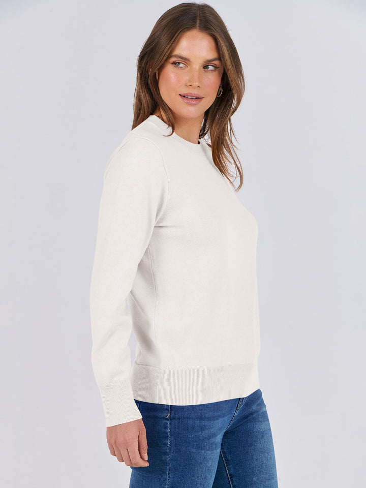 ANRABESS Women's Lightweight Crewneck Loose Sweater