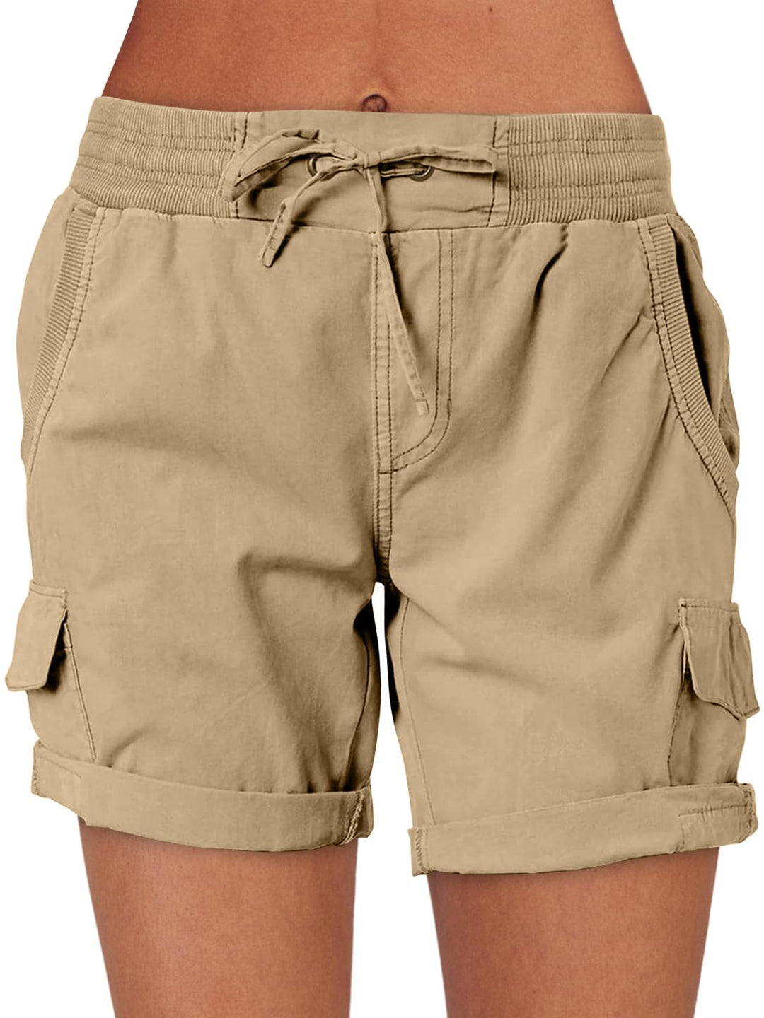 ANRABESS Womens Summer Shorts 2026 Dressy Casual Hiking Cargo Shorts Trendy Outdoor Outfits 6 Pockets